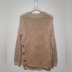 Cupcake clothing knit sweater with elbow patches sz l